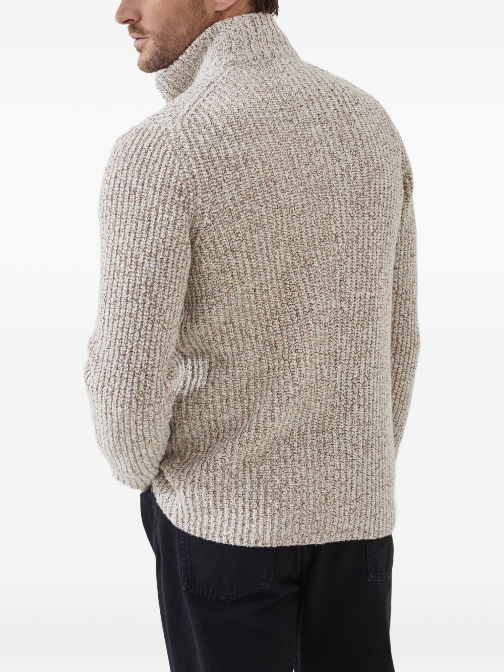 BRUNELLO CUCINELLI Men's Wool and Cashmere Double-Breasted Jacket