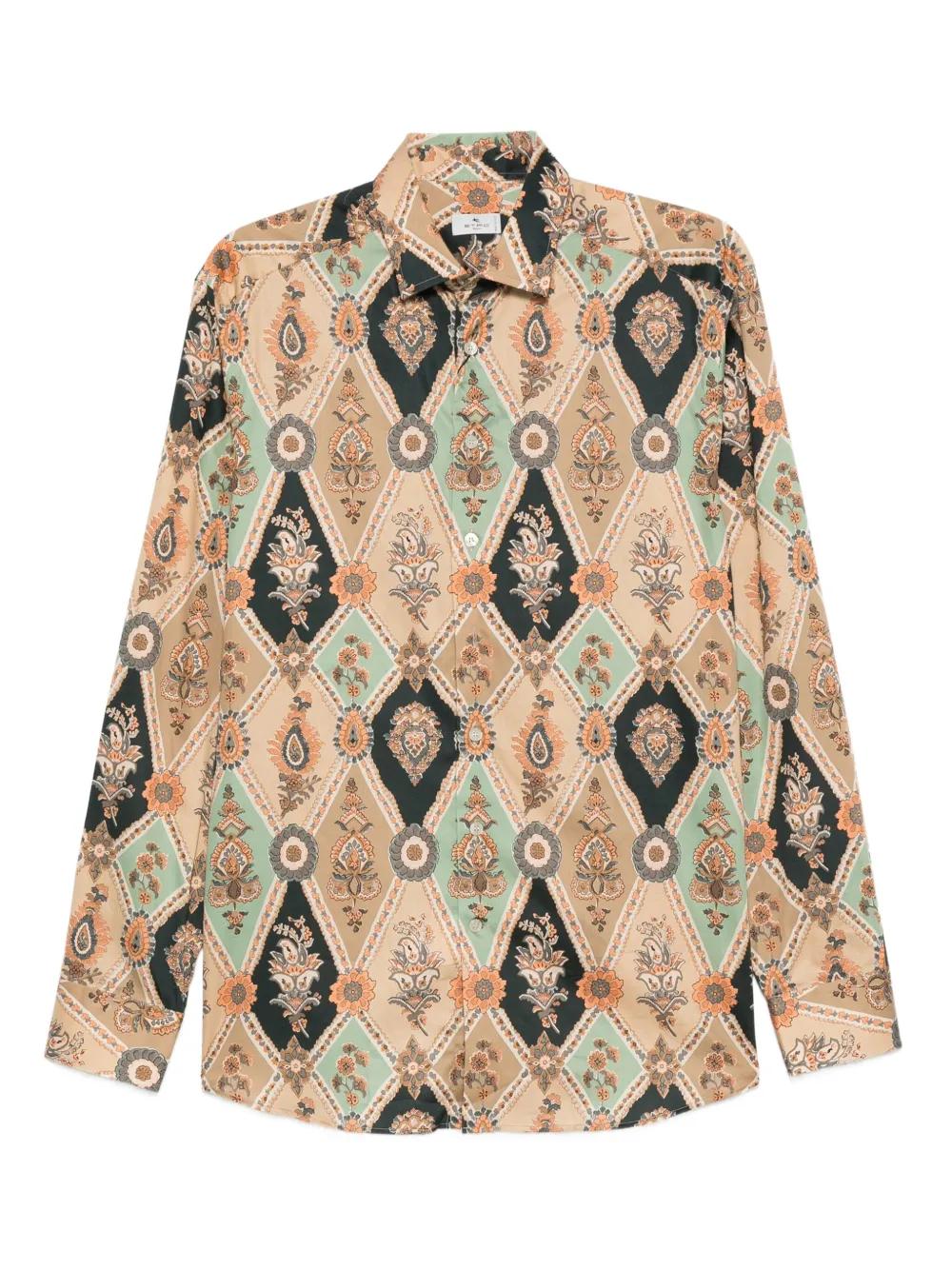 ETRO Paisley Patterned Long Sleeve Shirt for Men