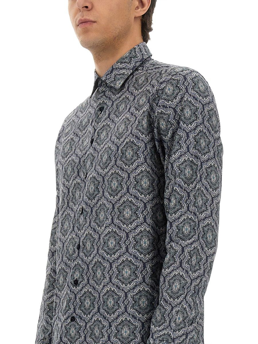 ETRO Multicolour Cotton Shirt for Men - FW25 Collection