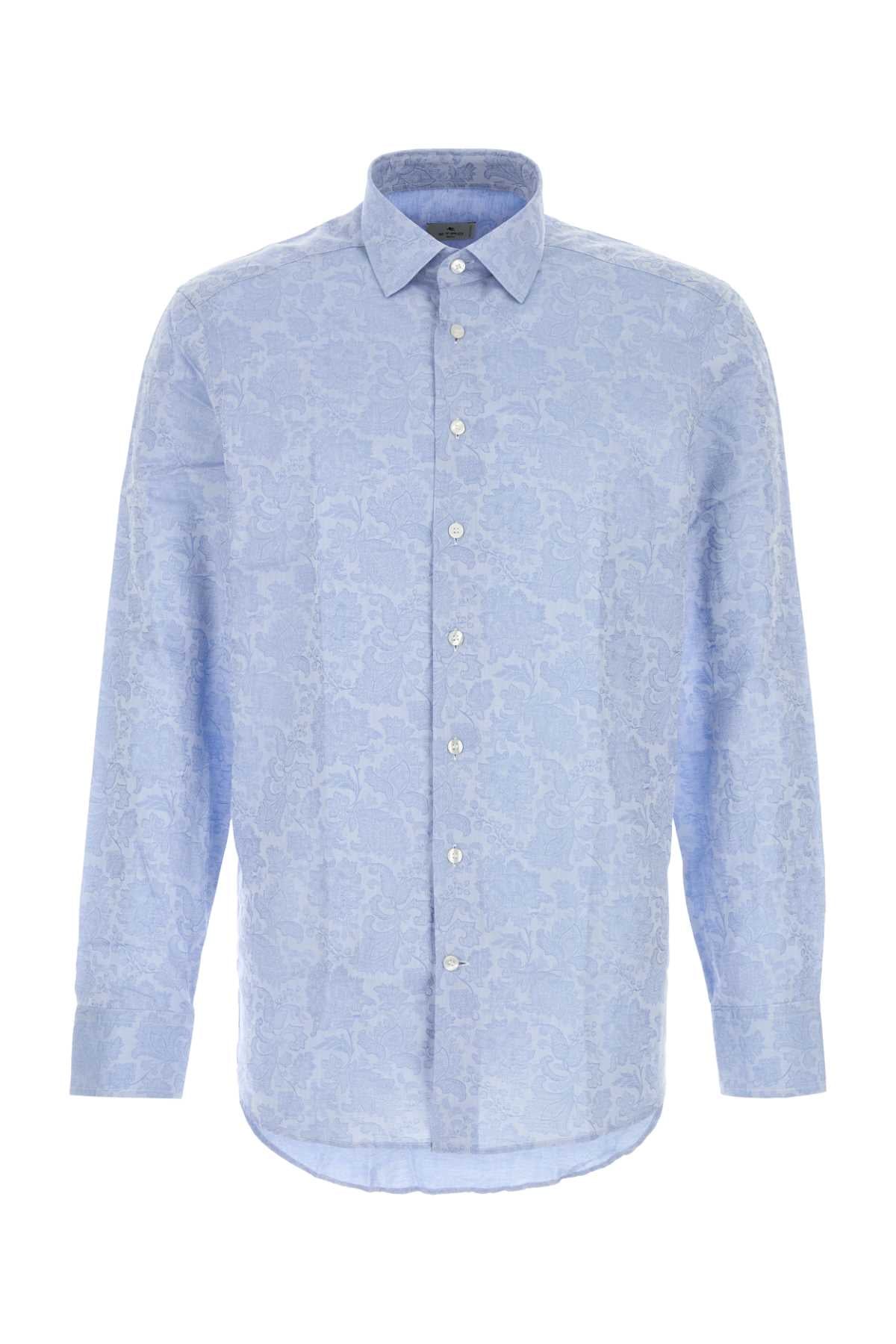 ETRO Jacquard Button-Up Shirt for Men - FW25