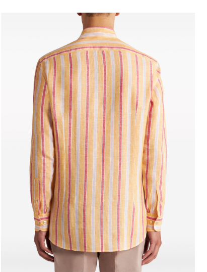 ETRO Linen Pegasus Shirt - Regular Fit for Men (Size 40)
