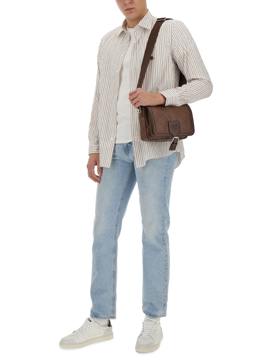 ETRO Men's Regular Fit Logo Shirt - Size 40