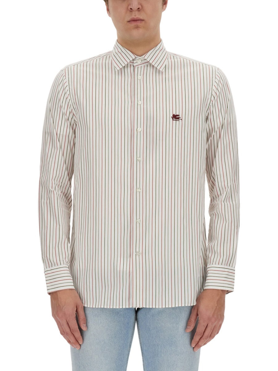 ETRO Men's Regular Fit Logo Shirt - Size 40