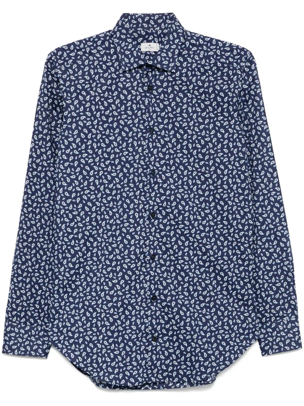 ETRO Men's Fuji Print Shirt - SS25 Collection