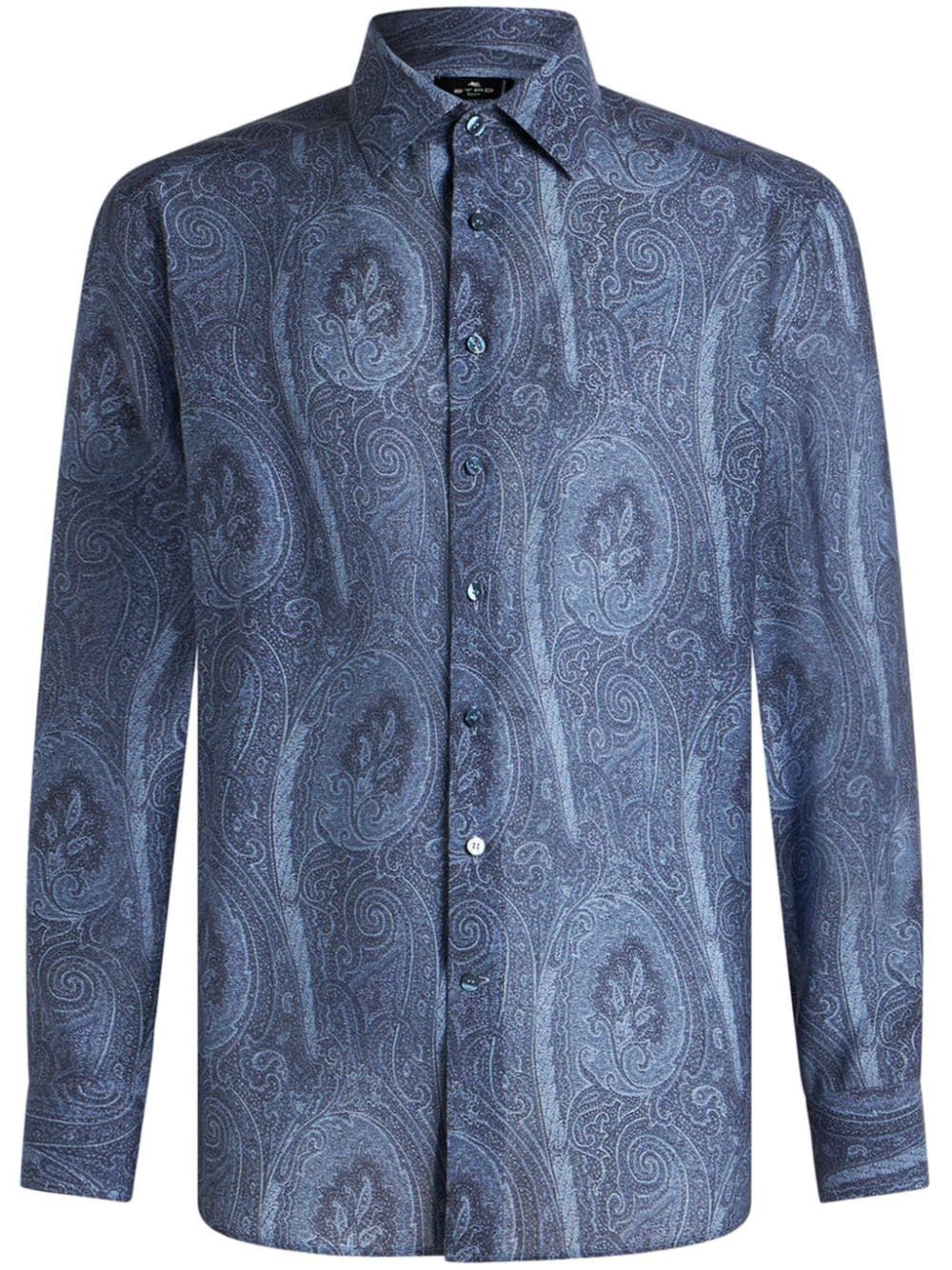 ETRO Multi-Fabric Dress Shirt
