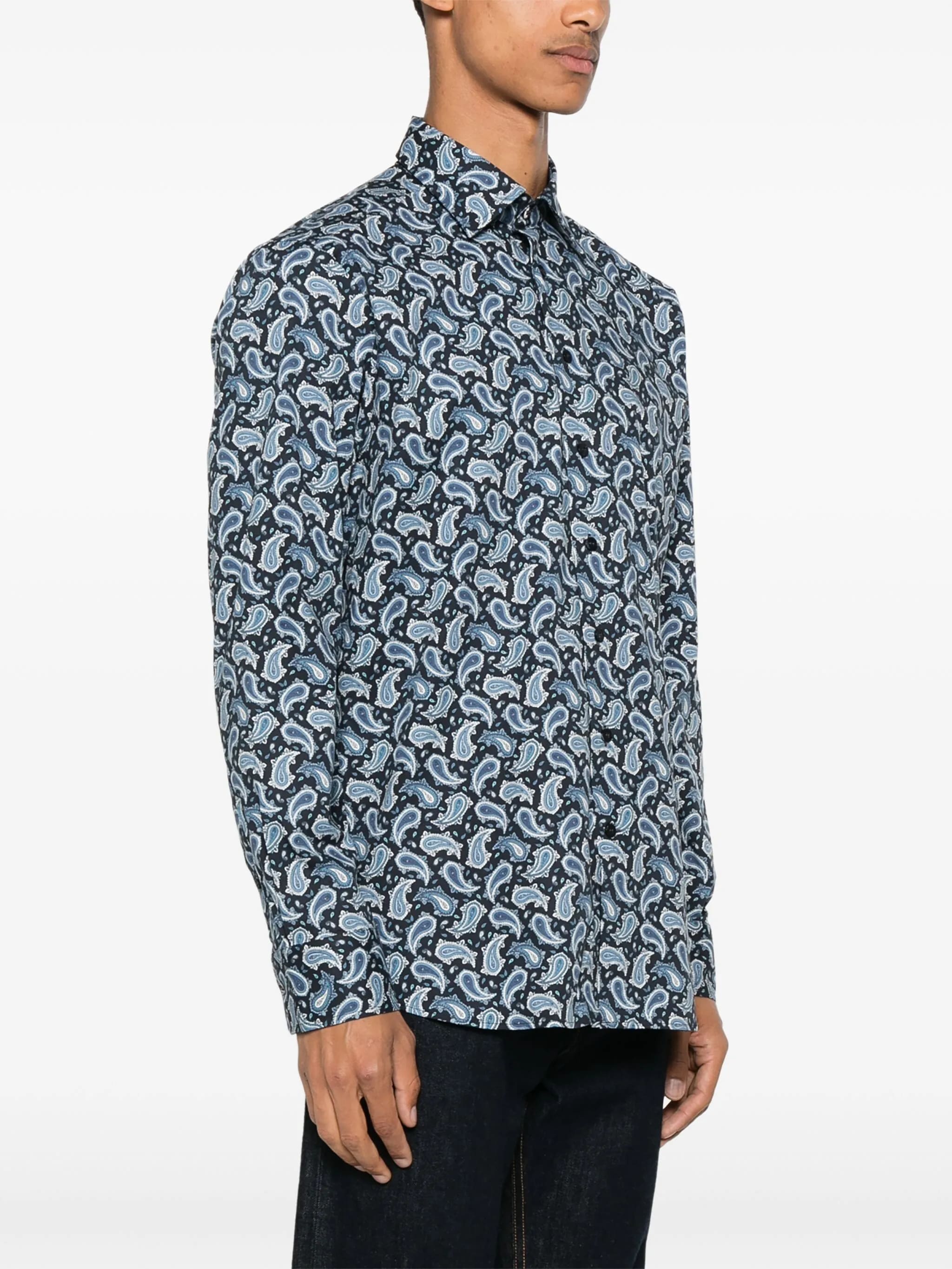 ETRO Men's Cotton Stretch Shirt for Fall 2025