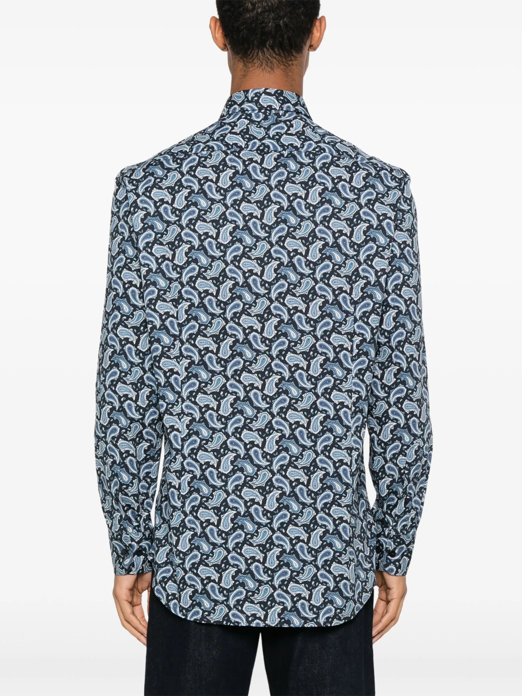 ETRO Men's Cotton Stretch Shirt for Fall 2025