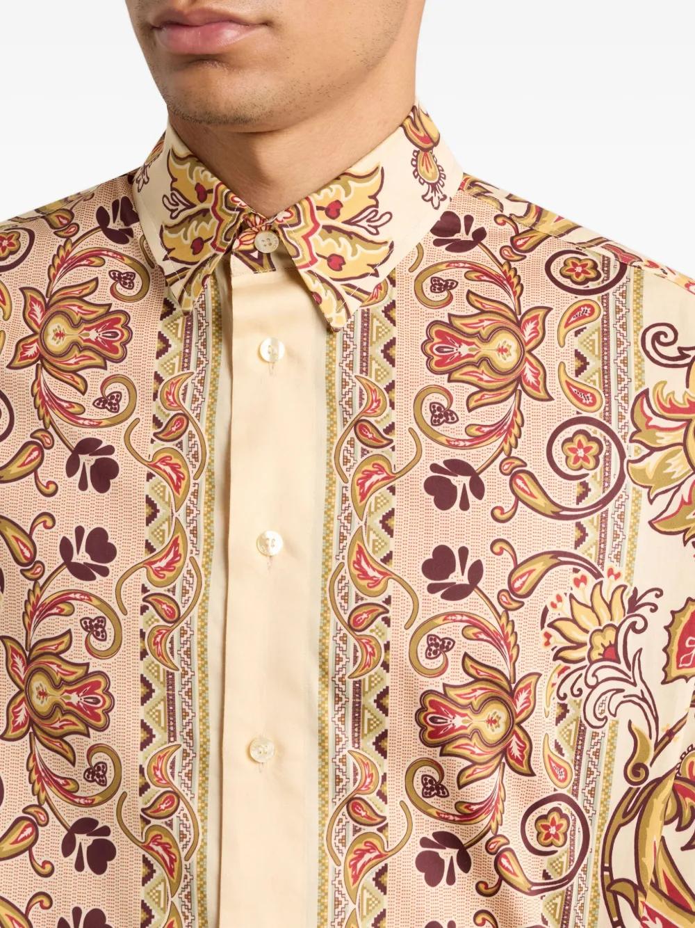 ETRO Paisley Print Cotton Shirt for Men