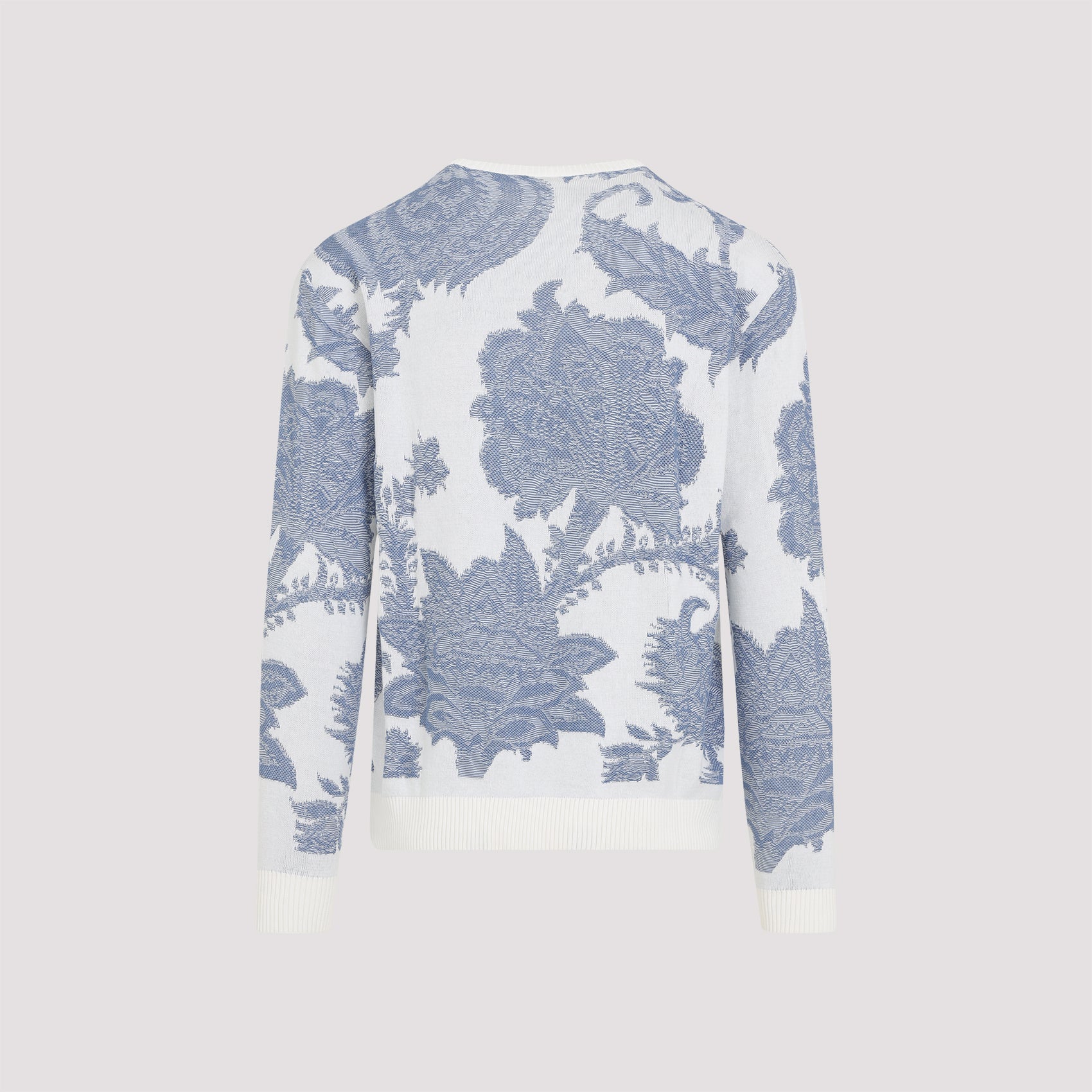ETRO Floral Embroidered Cotton Sweater for Men