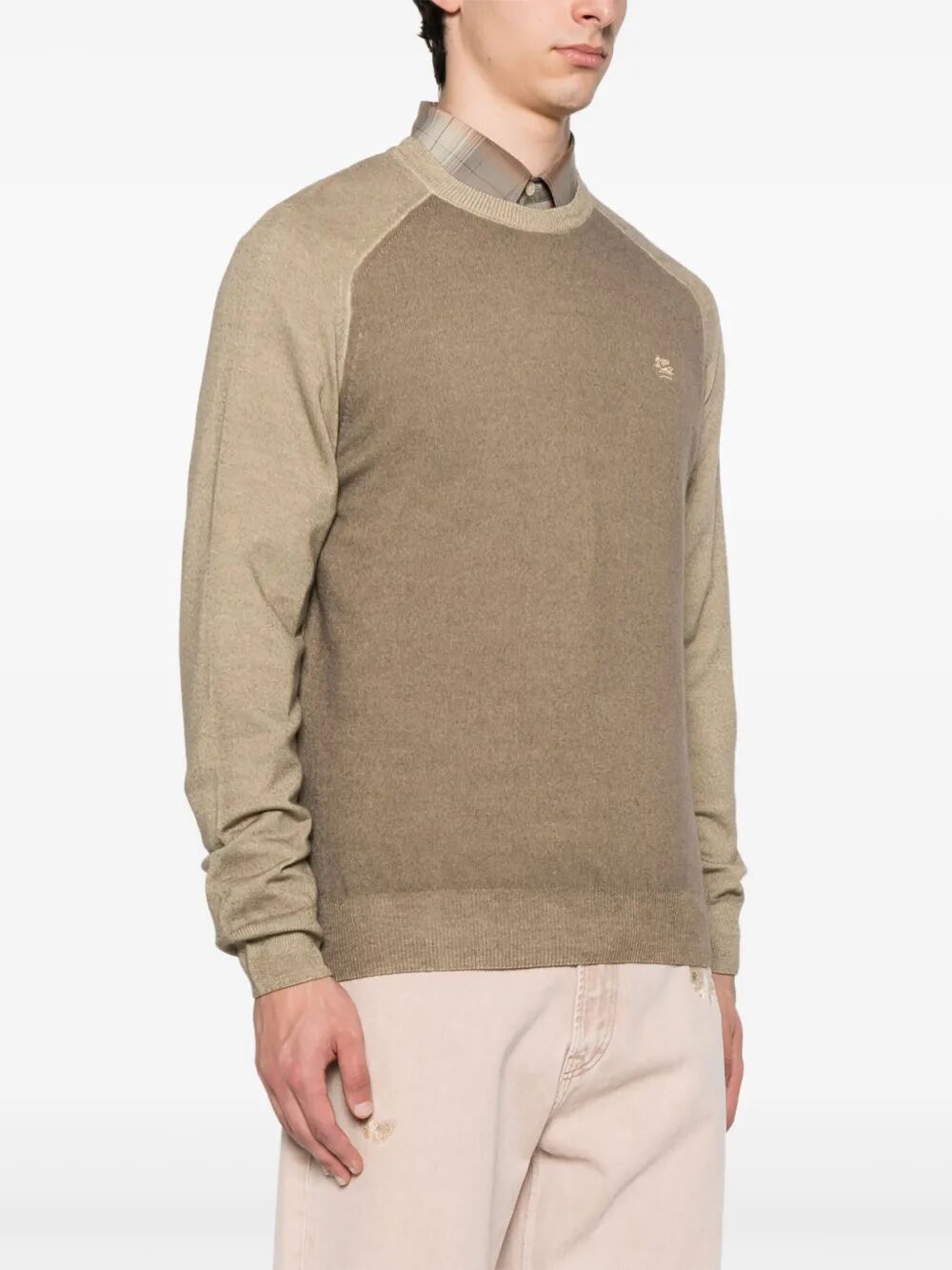 ETRO Midweight Knit Wool Pullover for Men