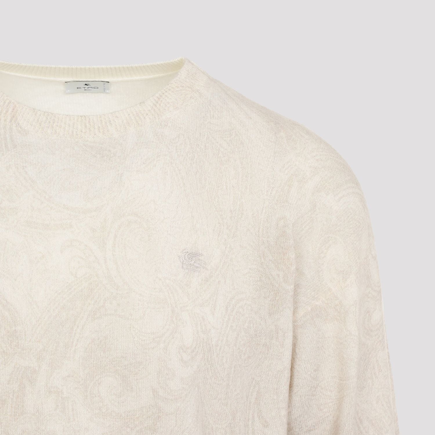 ETRO Men's Knit Crewneck Sweater - Classic Wool Comfort