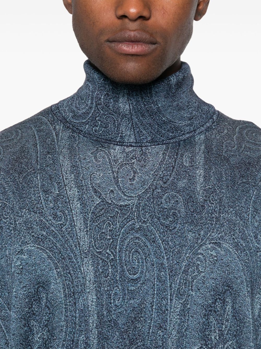 ETRO Knit T-Neck Sweater for Men