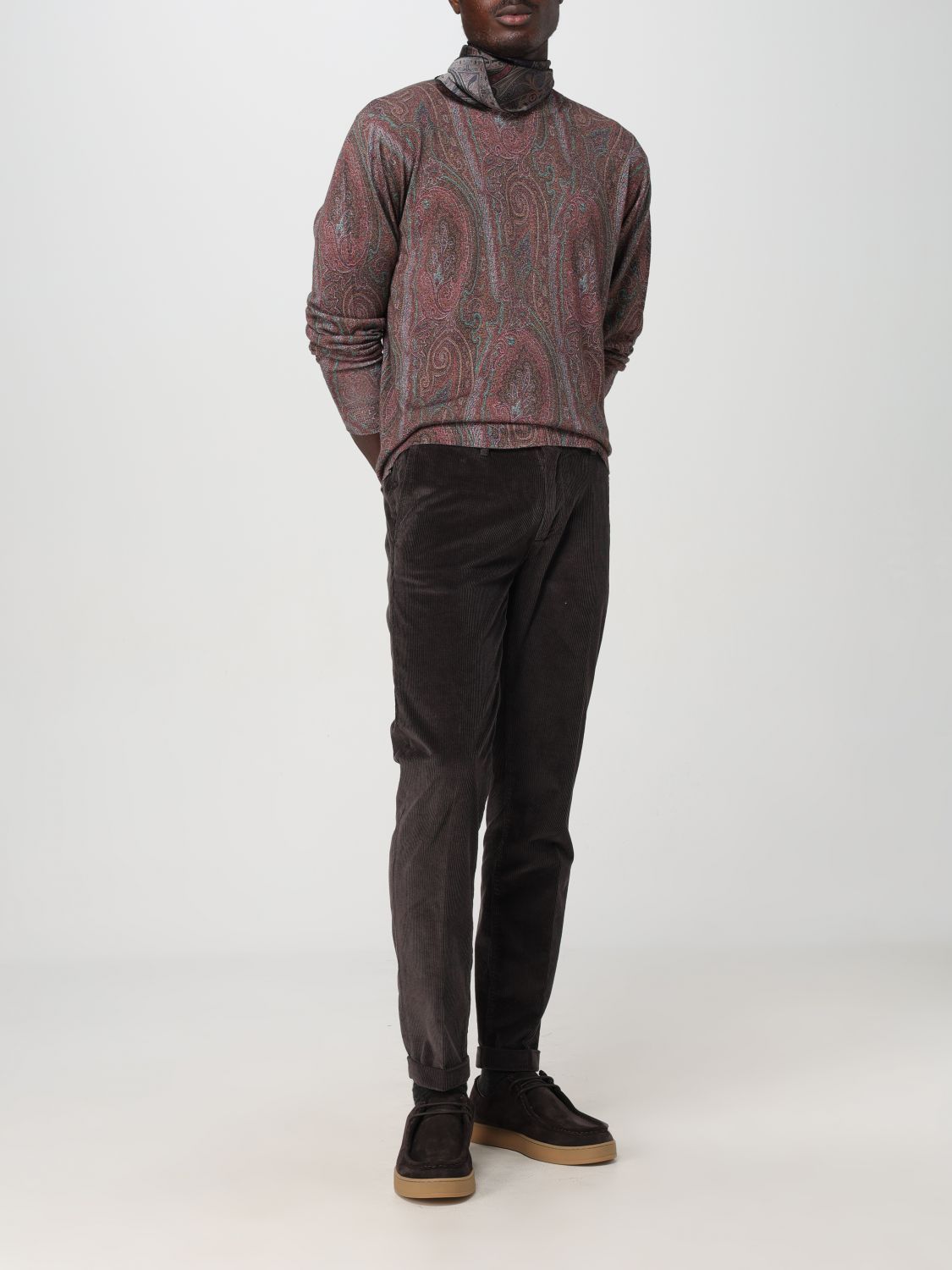 ETRO Men's Knit C-Neck Top