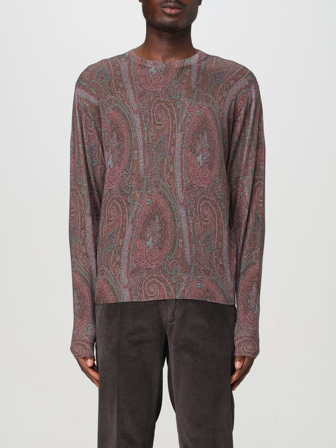 ETRO Men's Knit C-Neck Top