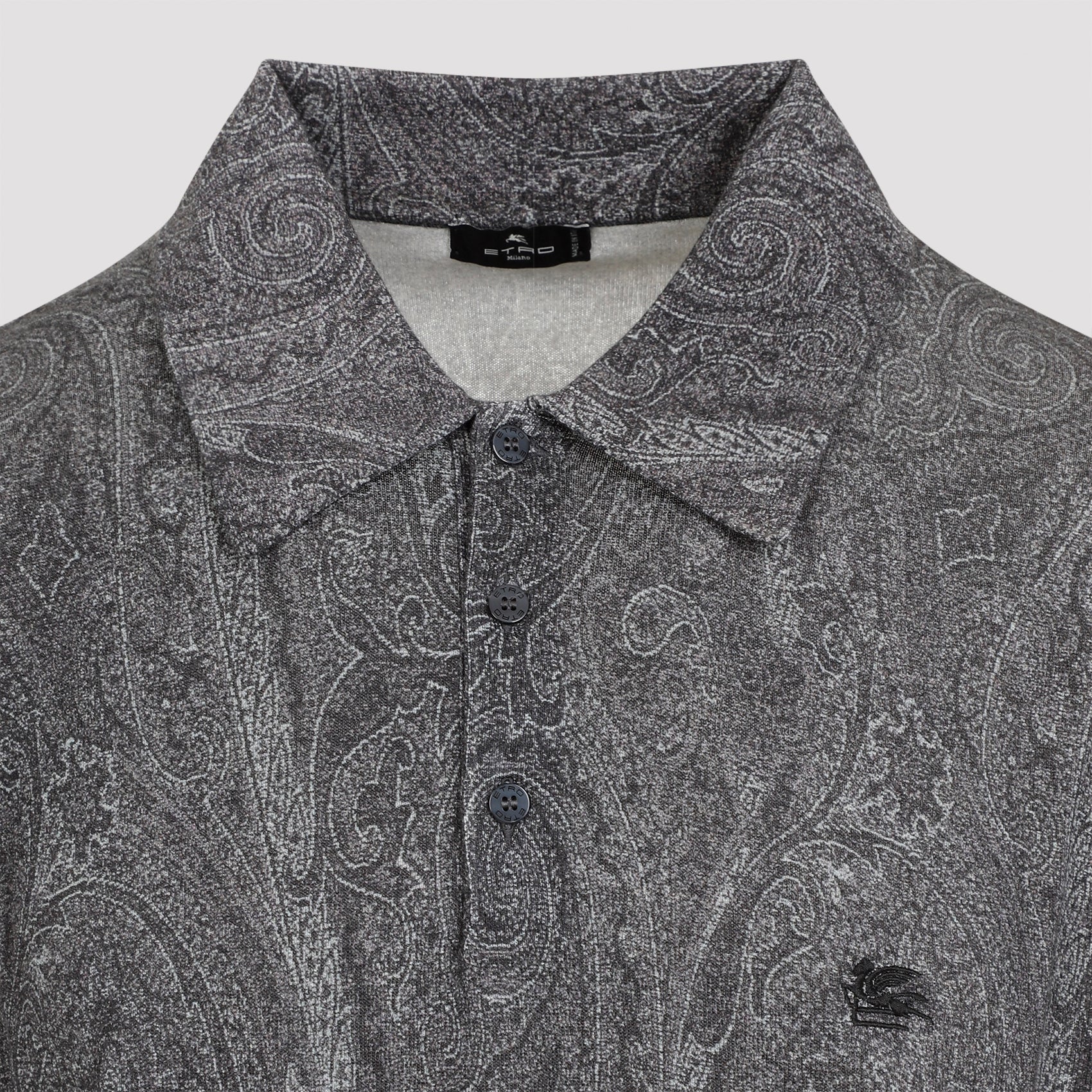 ETRO Men's Knit Polo - Luxury Blend