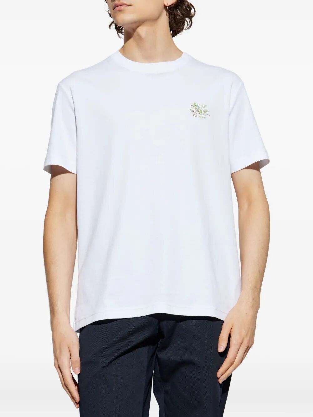 ETRO Pegasus Embroidered Cotton T-Shirt - Men’s Fashion Essential
