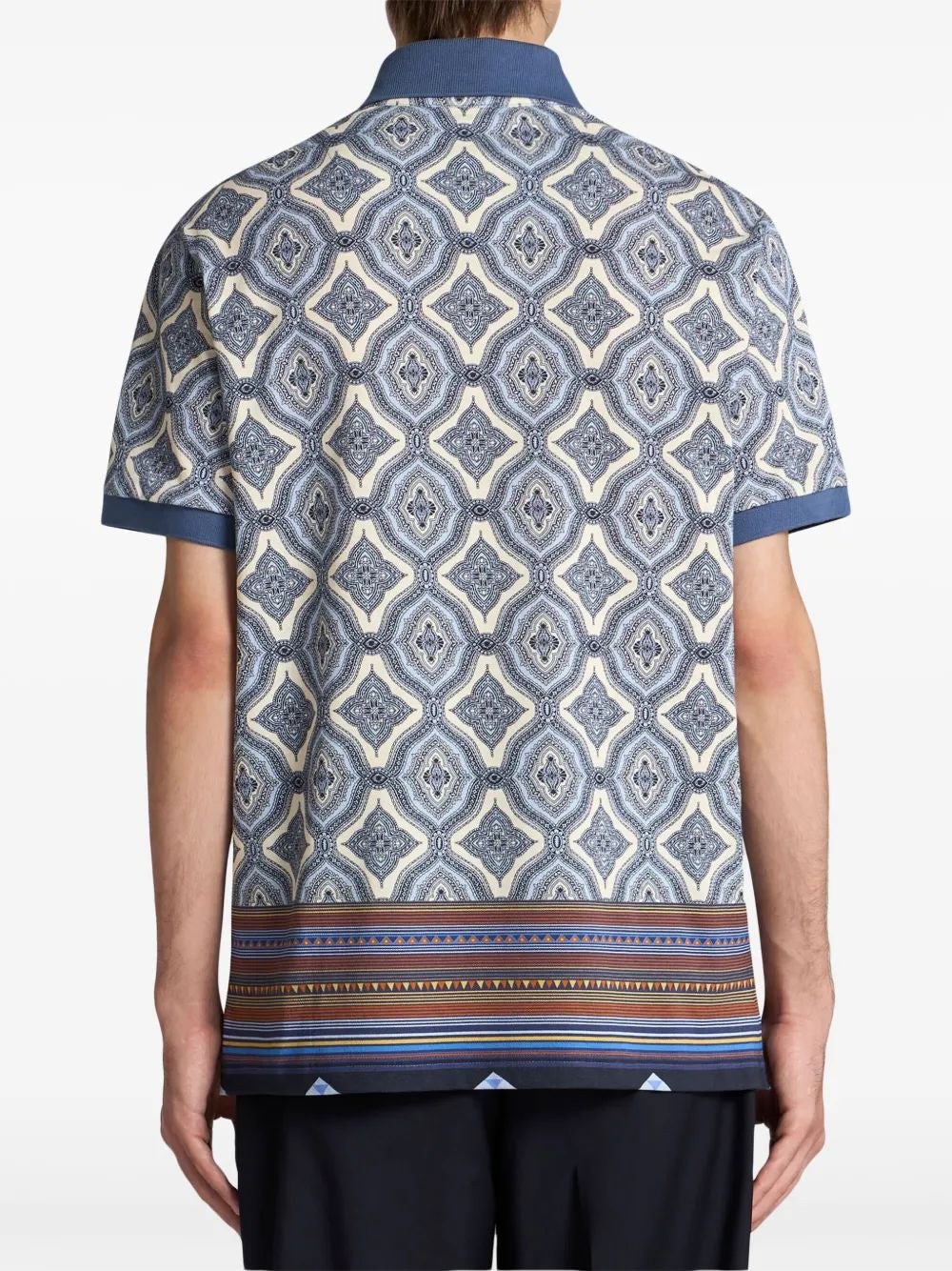 ETRO Geometric Print Polo Shirt for Men - SS25 Collection