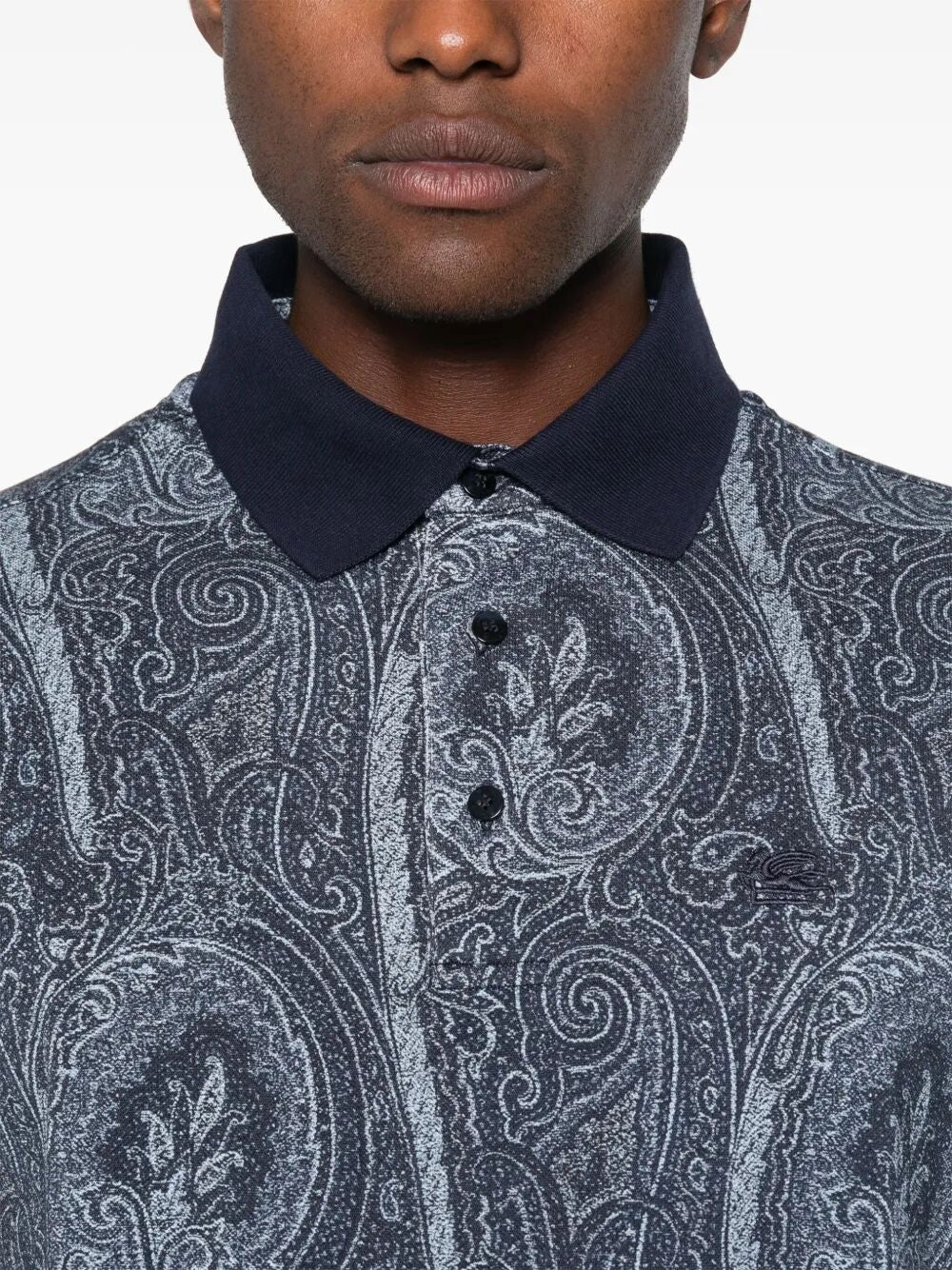 ETRO Classic Cotton Polo for Men - FW25 Collection