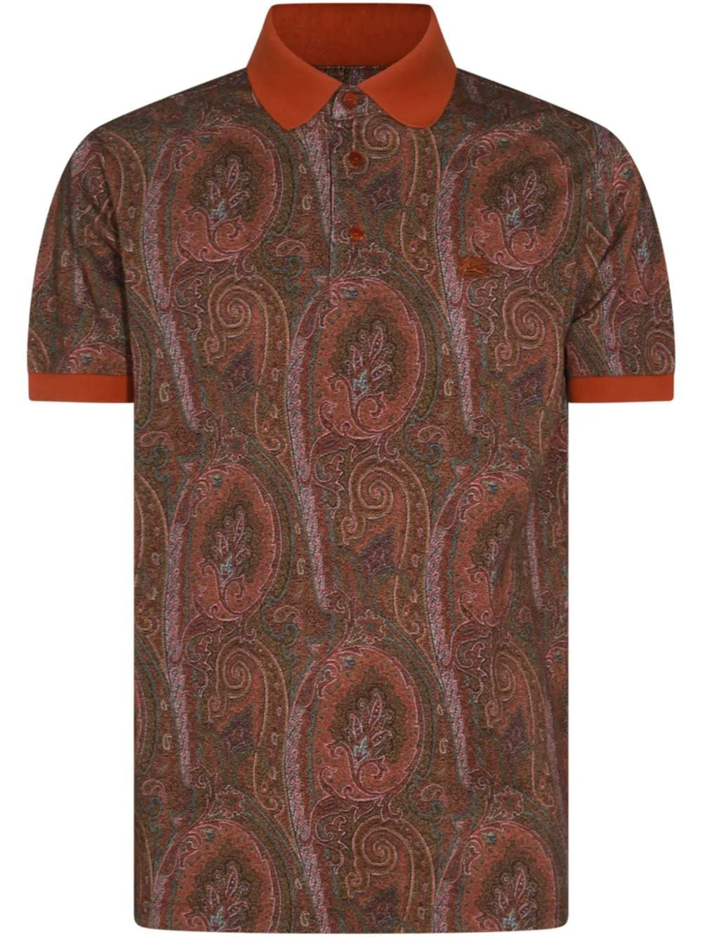 ETRO Mini Paisley Print Polo Shirt