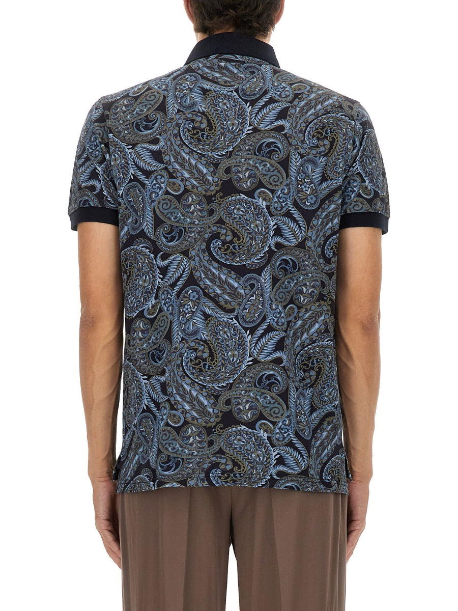 ETRO Men's Polo Shirt with Print - Size L