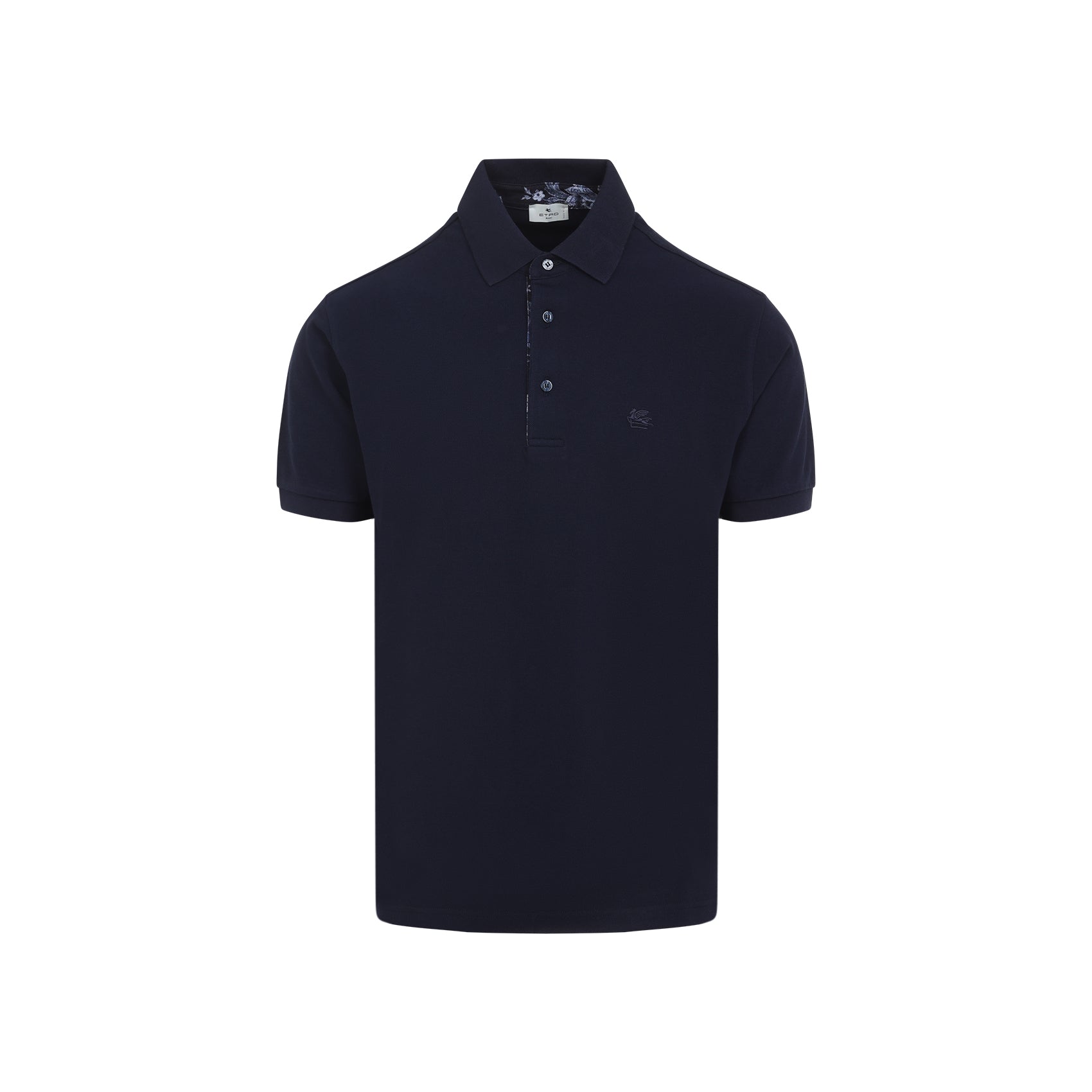 ETRO Cotton Polo Shirt with Classic Collar - Size Option Available