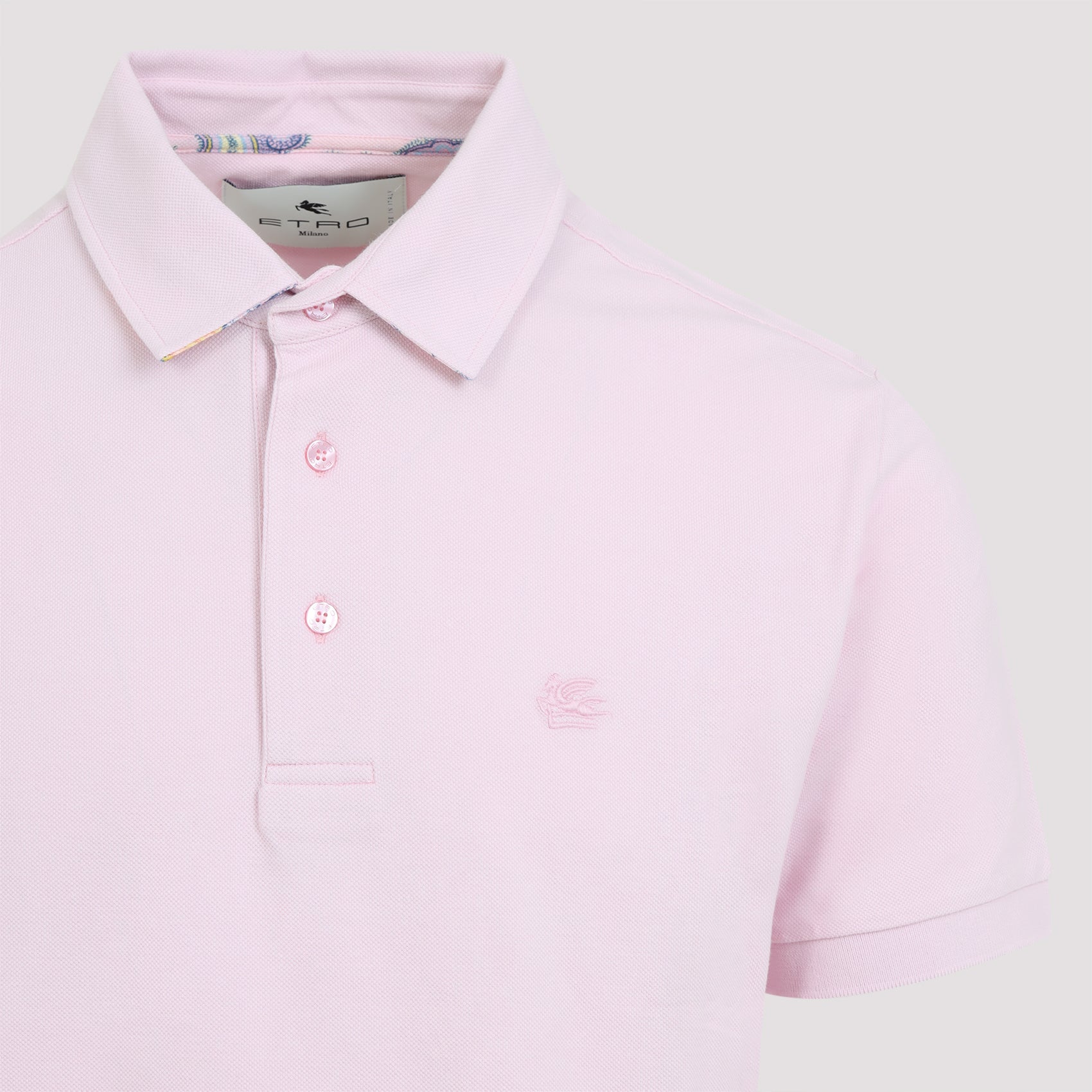 ETRO Embroidered Pegasus Polo Shirt for Men