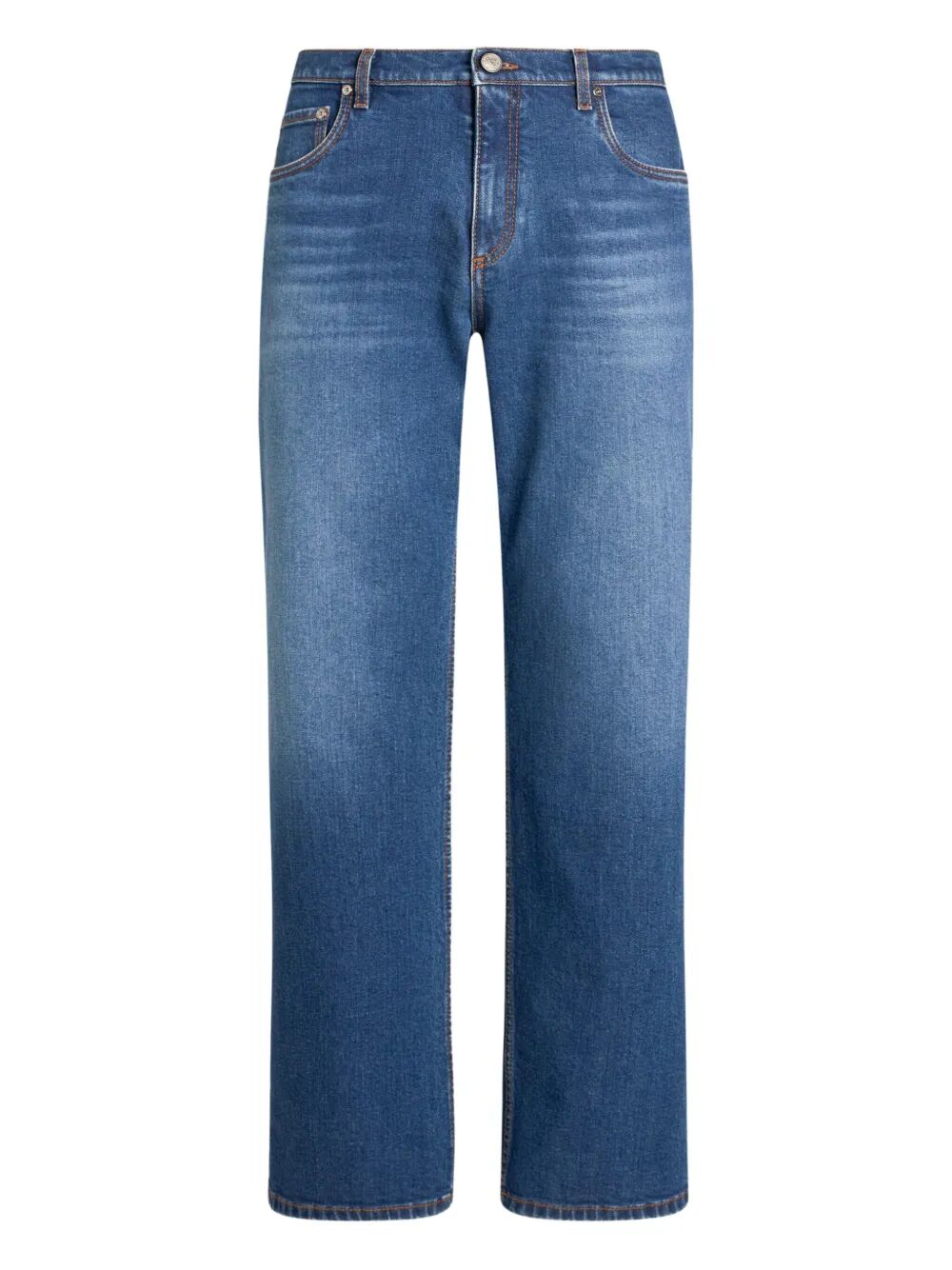 ETRO Straight-Leg Jeans with Pegasus Design