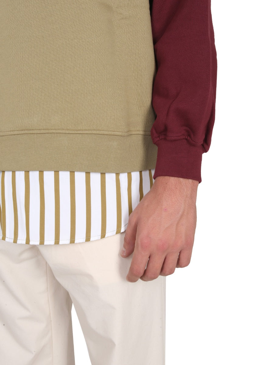 SUNNEI Multicolour Hooded Sweatshirt for Men