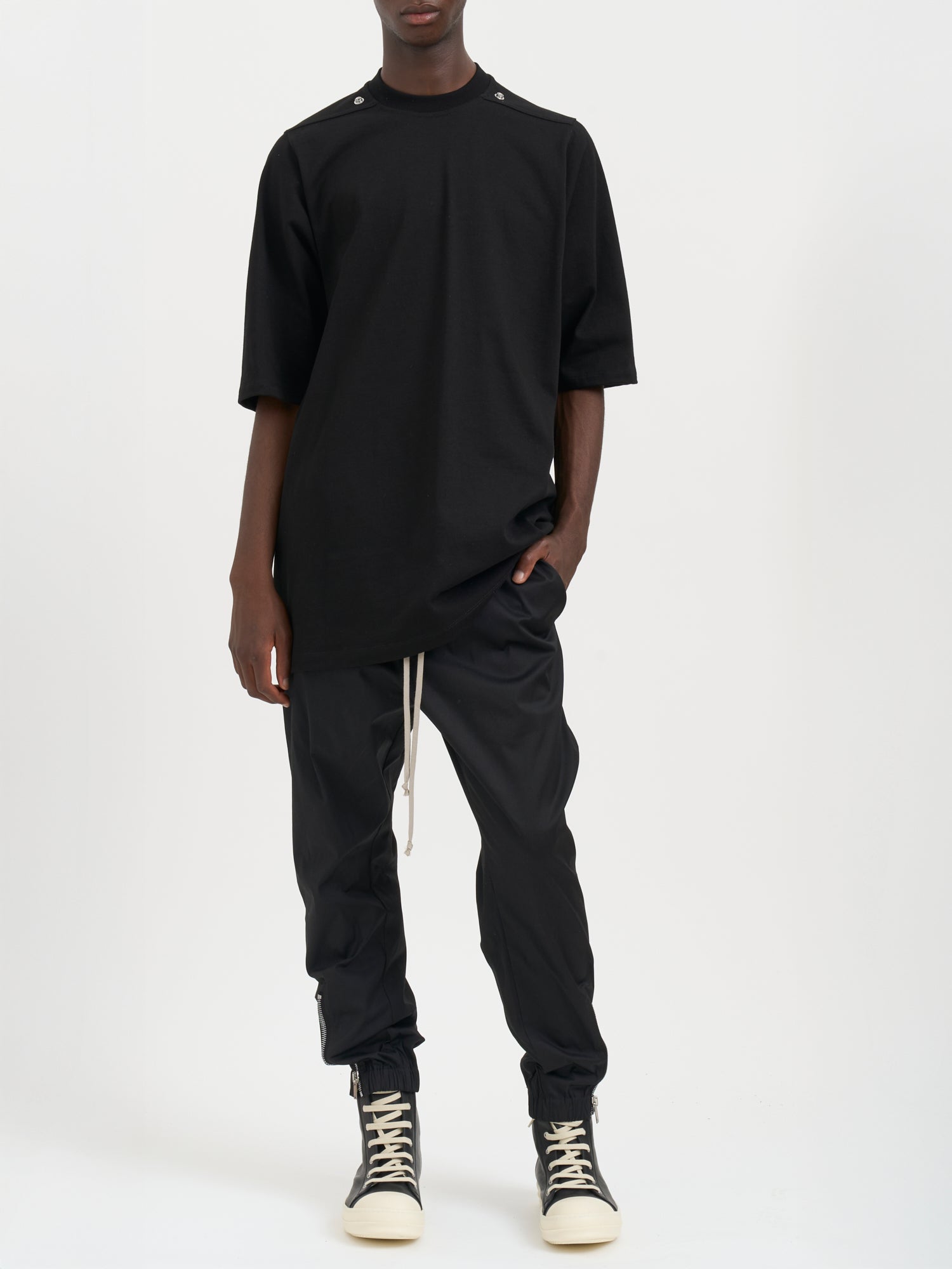 RICK OWENS Oversized Jumbo Crew Neck T-Shirt - Medium