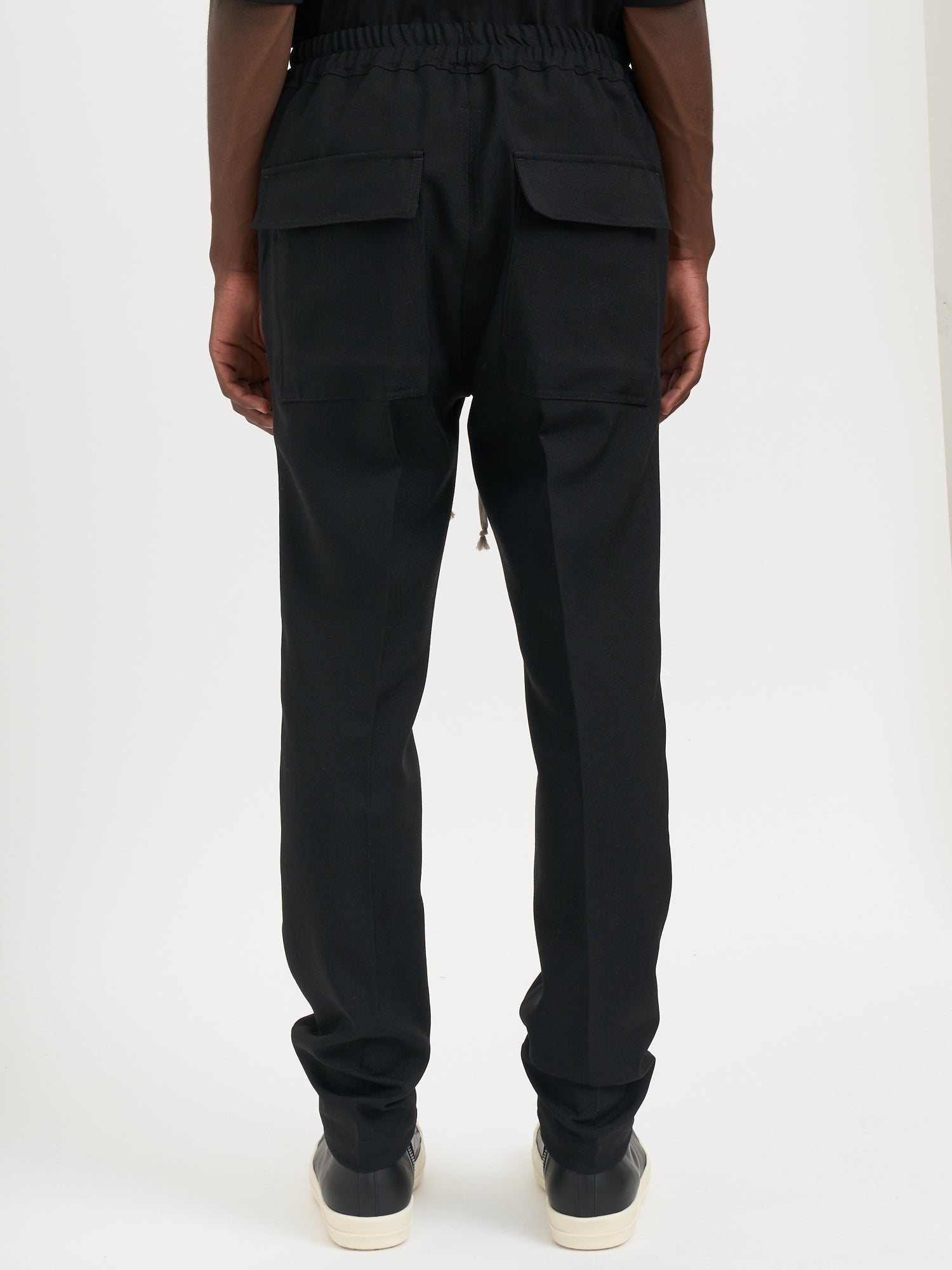RICK OWENS Slim Long Drawstring Pants - Size 48