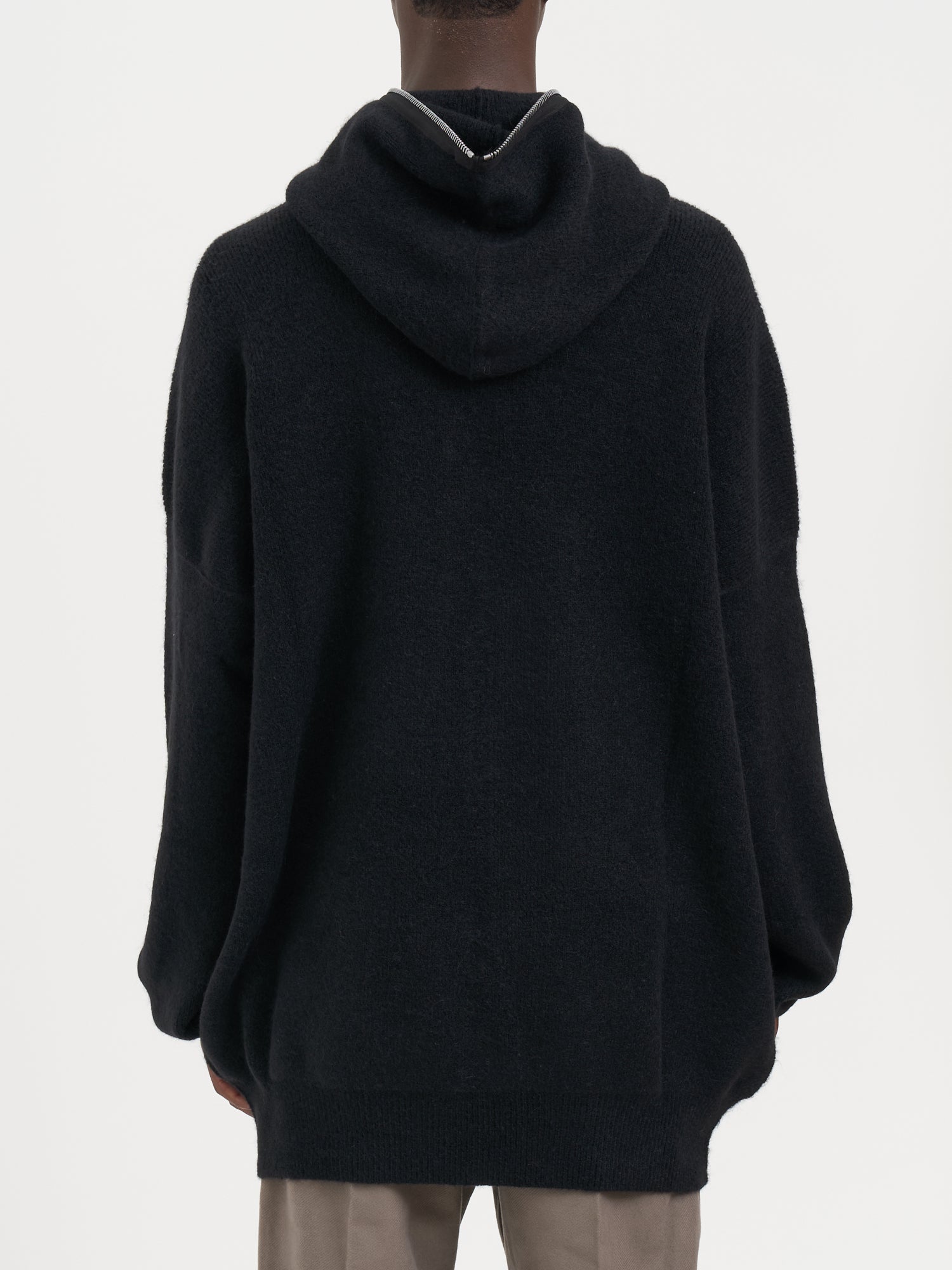 RICK OWENS Oversized Gimp Hoodie Zip Jacket - Medium