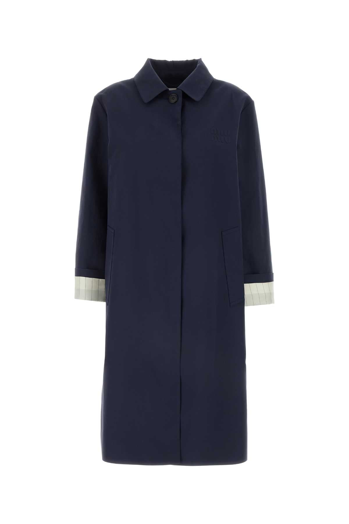 MIU MIU Women's Cotton Trench Jacket