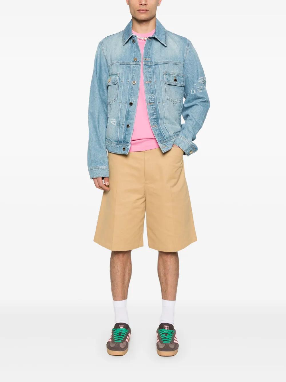 CASABLANCA Graffiti Design Denim Jacket