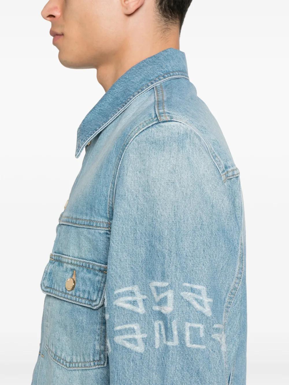 CASABLANCA Graffiti Design Denim Jacket