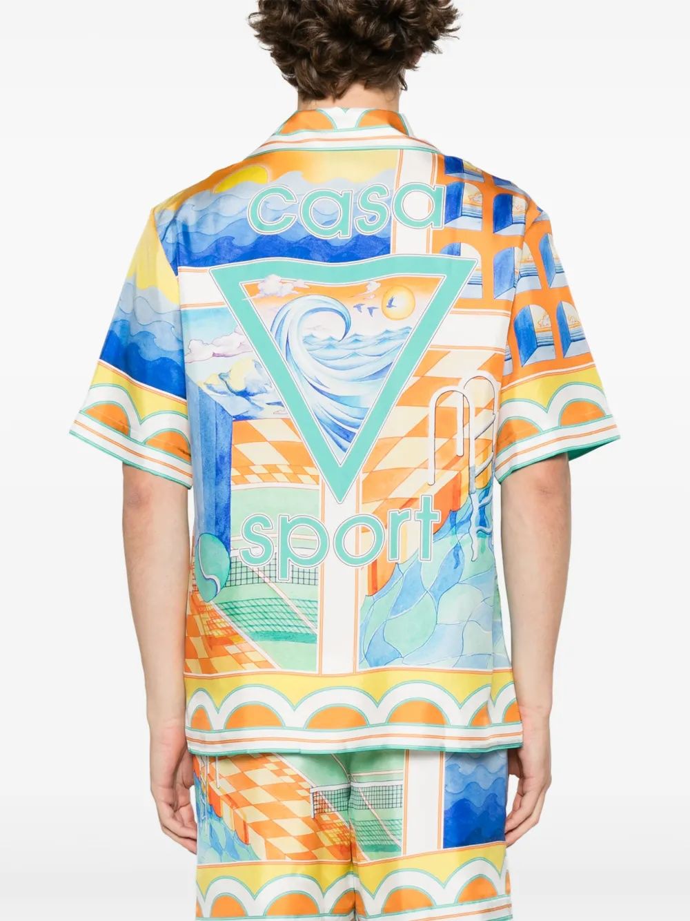 CASABLANCA Short Sleeve Cuban Collar Shirt - SS25