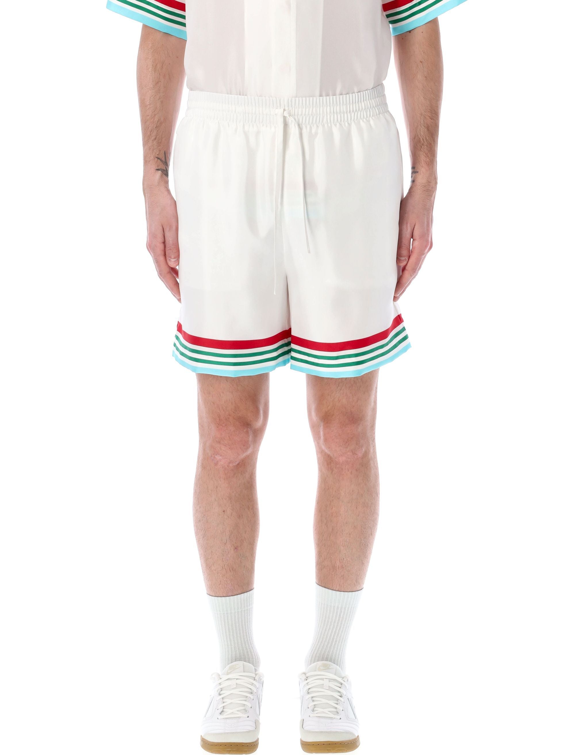 CASABLANCA Silk World Series Shorts - Size L