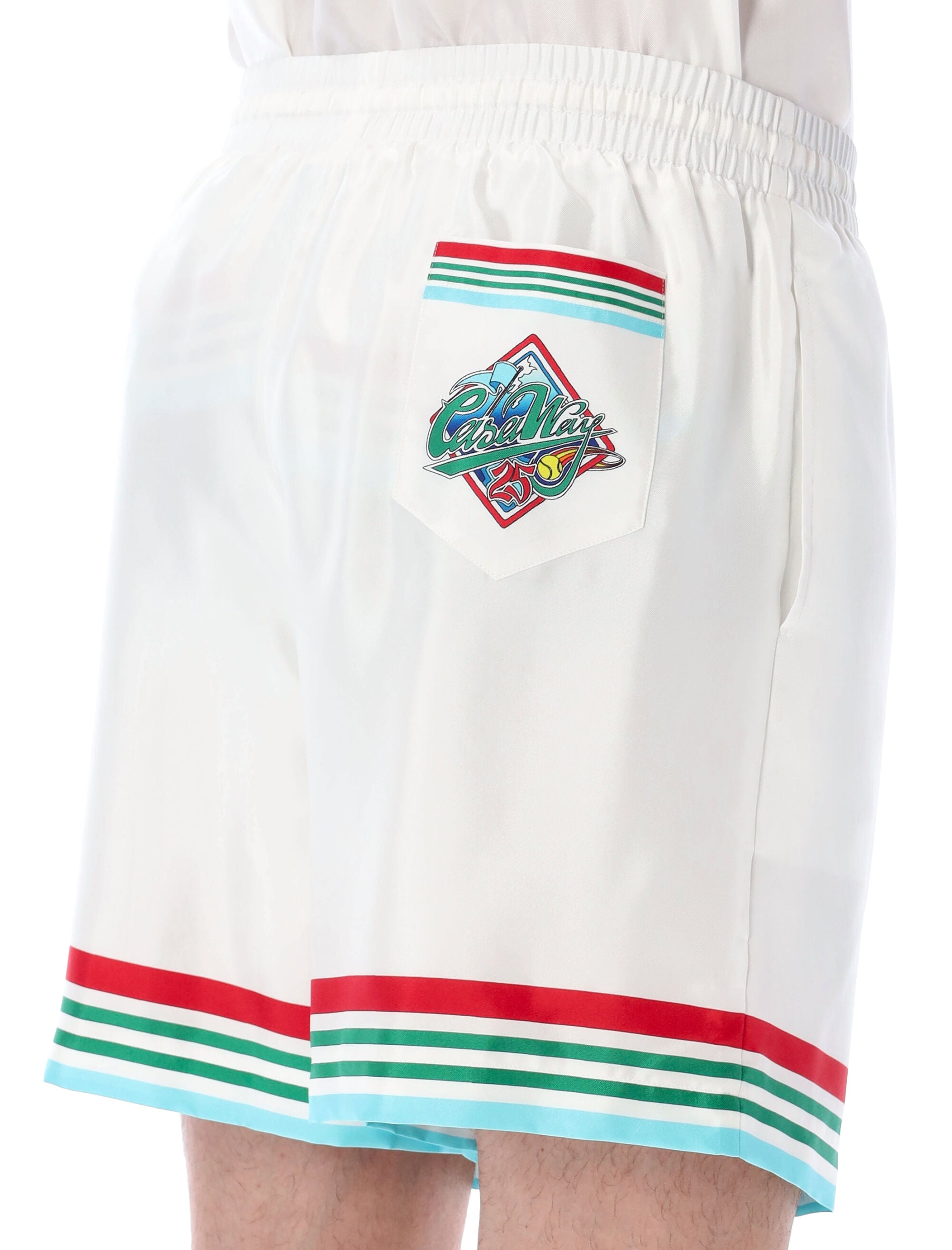 CASABLANCA Silk World Series Shorts - Size L