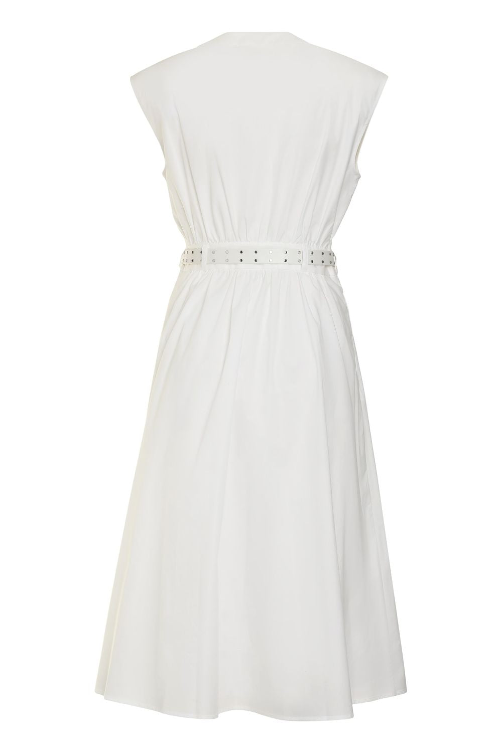 MICHAEL MICHAEL KORS Belted Cotton Dress