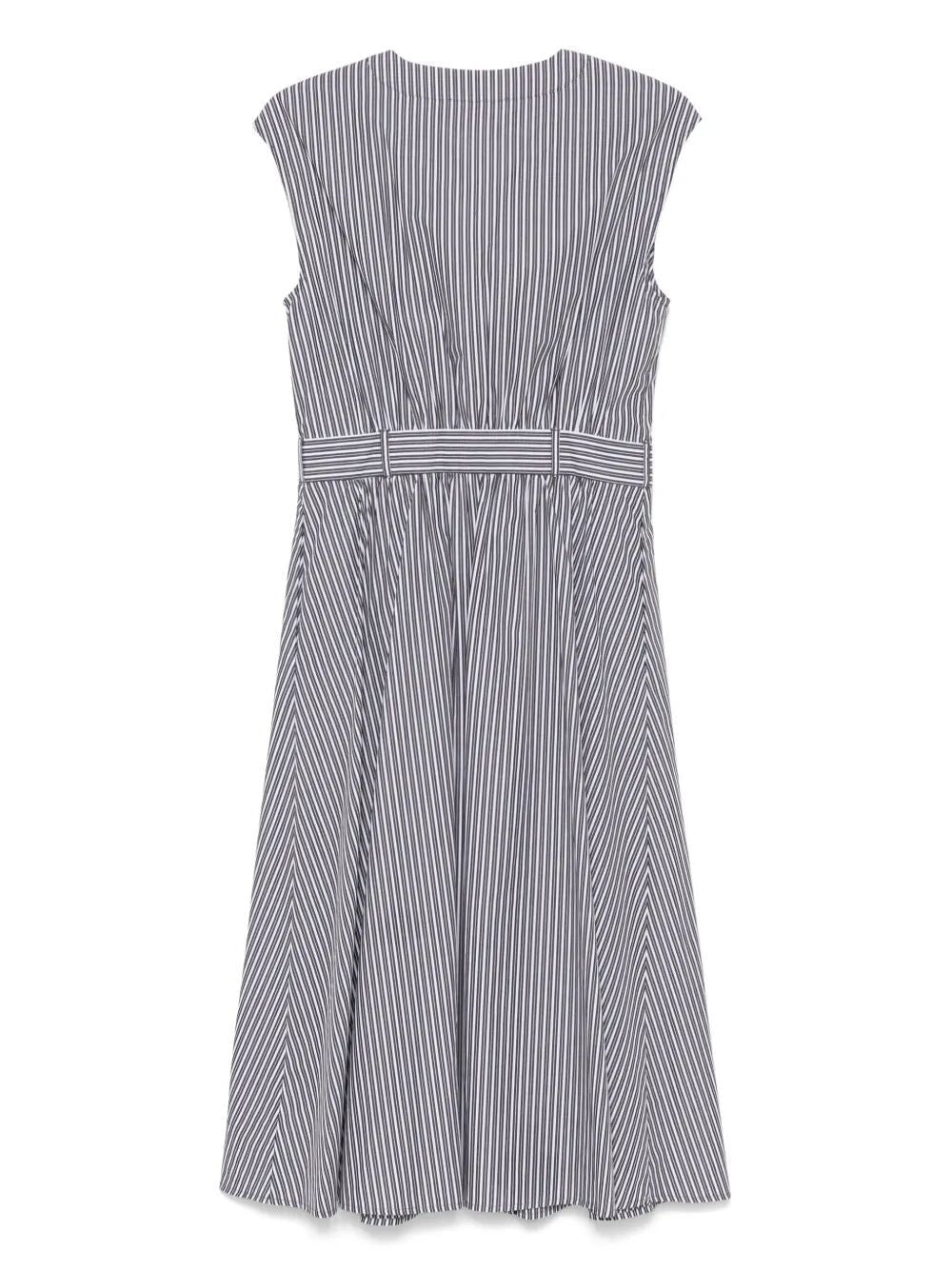 MICHAEL MICHAEL KORS Graphic Stripe Midi Dress