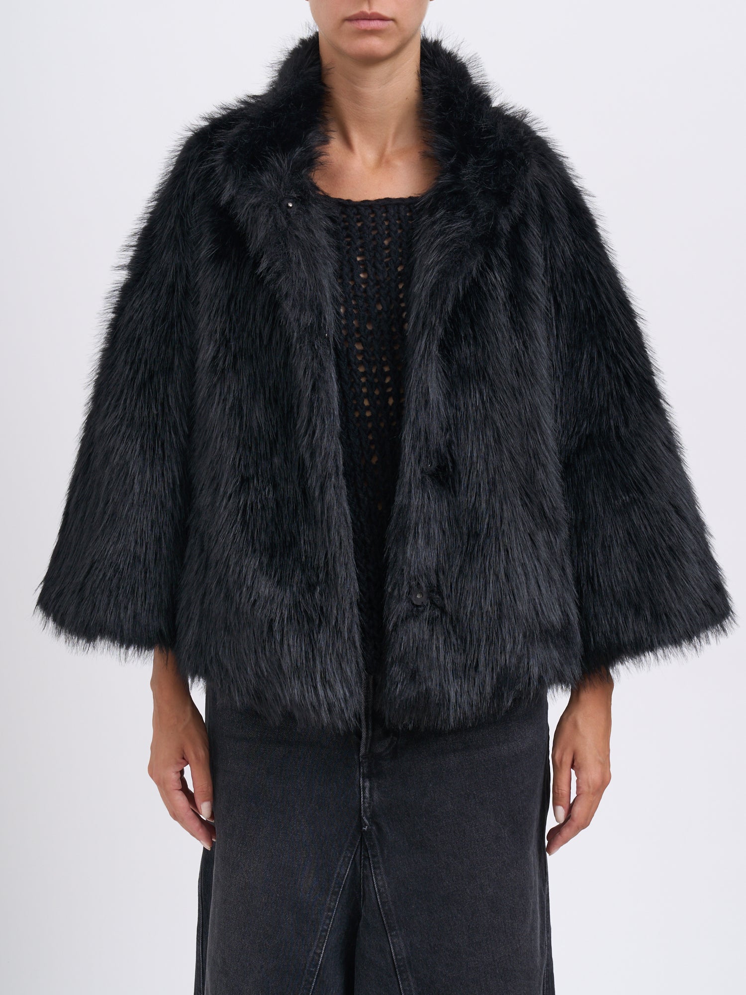 SWORD Faux Fur Jacket for Women