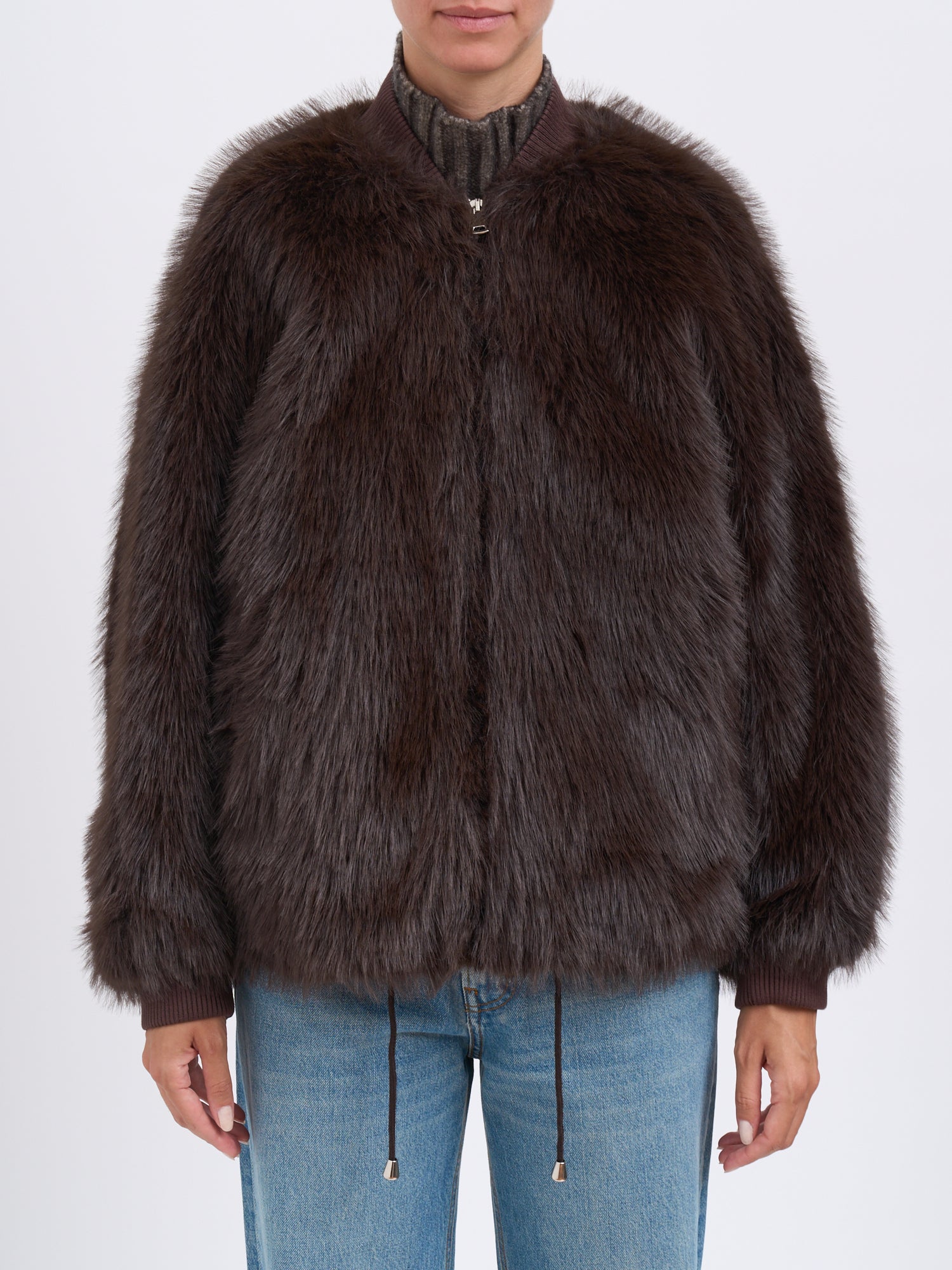 SWORD Faux Fur Jacket for Women