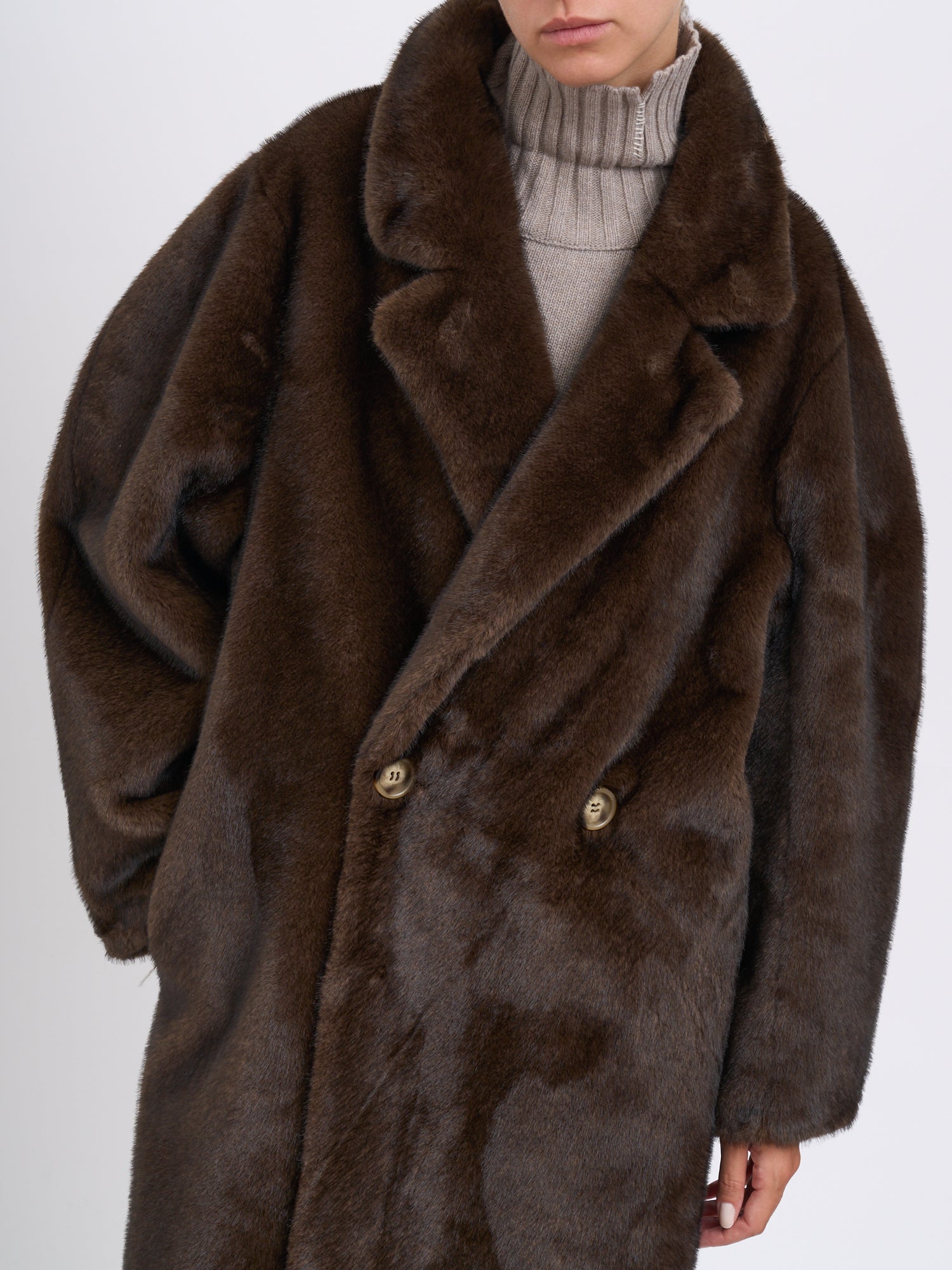 SWORD Faux Fur Jacket for Women - Fall/Winter 2025