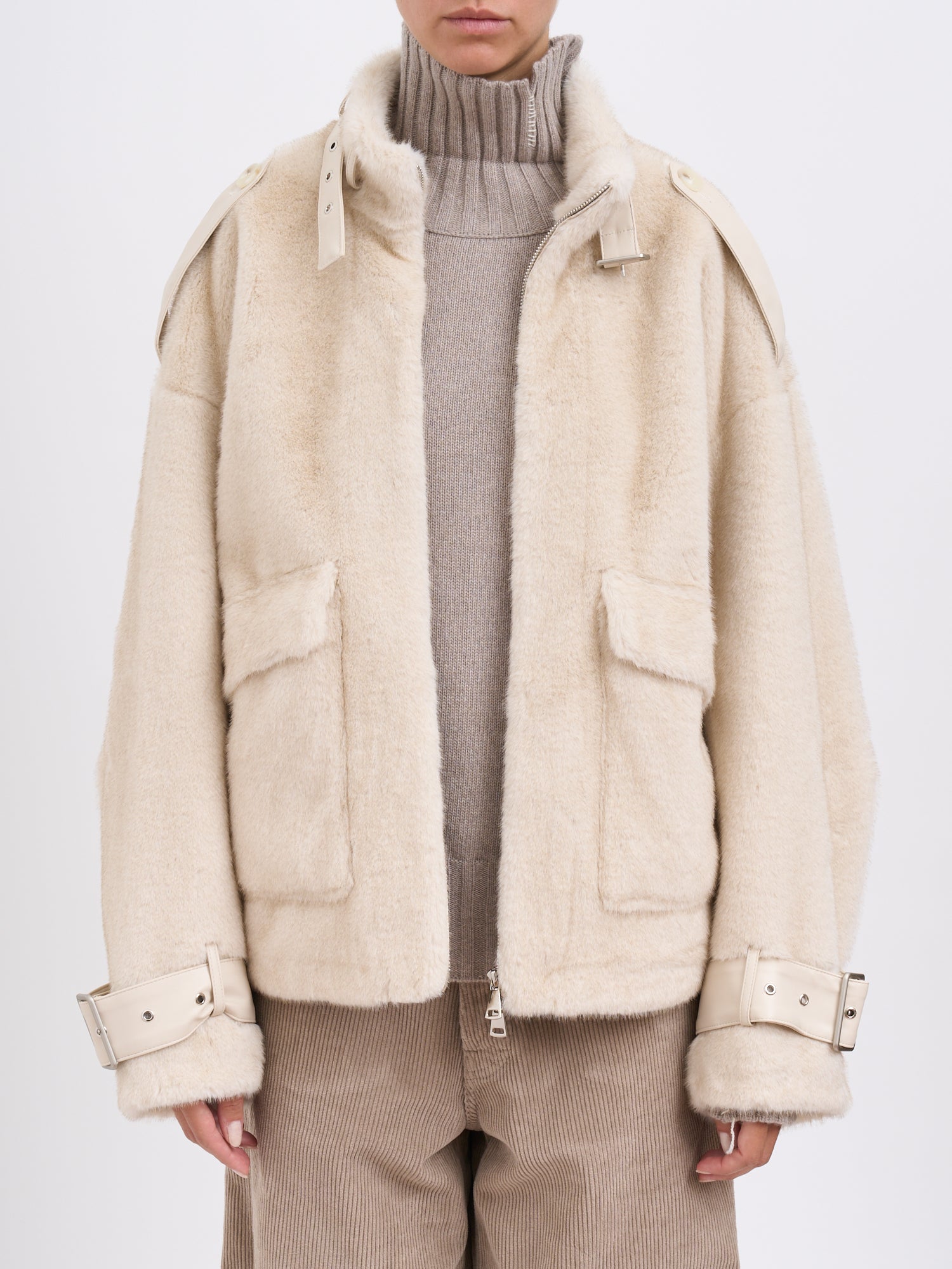 SWORD Faux Fur Jacket for Women - FW25 Collection