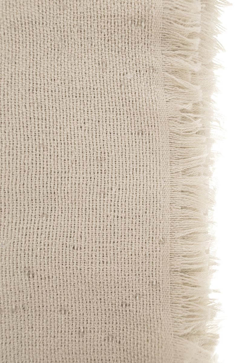 BRUNELLO CUCINELLI Luminous Cashmere and Silk Scarf 80 x 200 cm