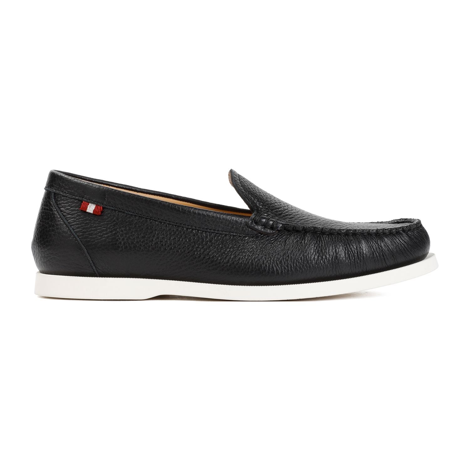 BALLY Men's Grained Deer Leather Moccasins