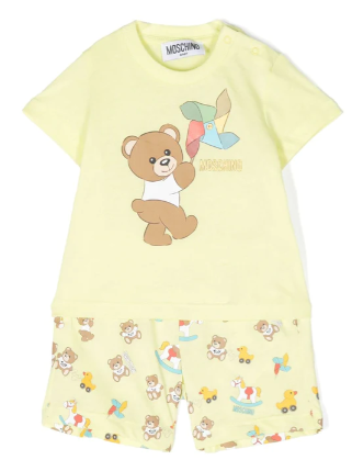 MOSCHINO KIDS Girls' Mini Cotton Dress