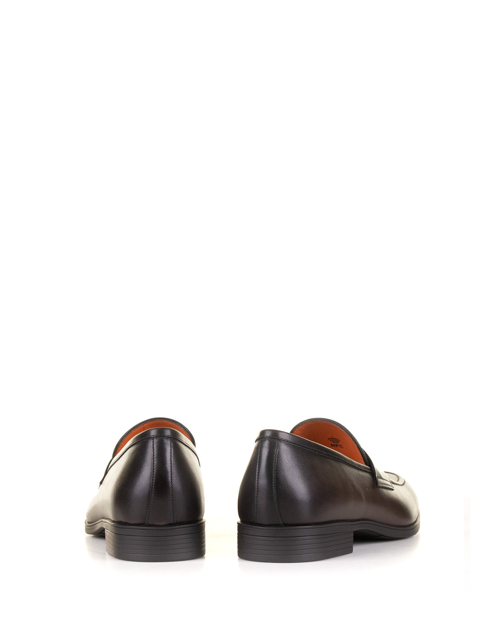 SANTONI Elegant Leather Moccasin for Men