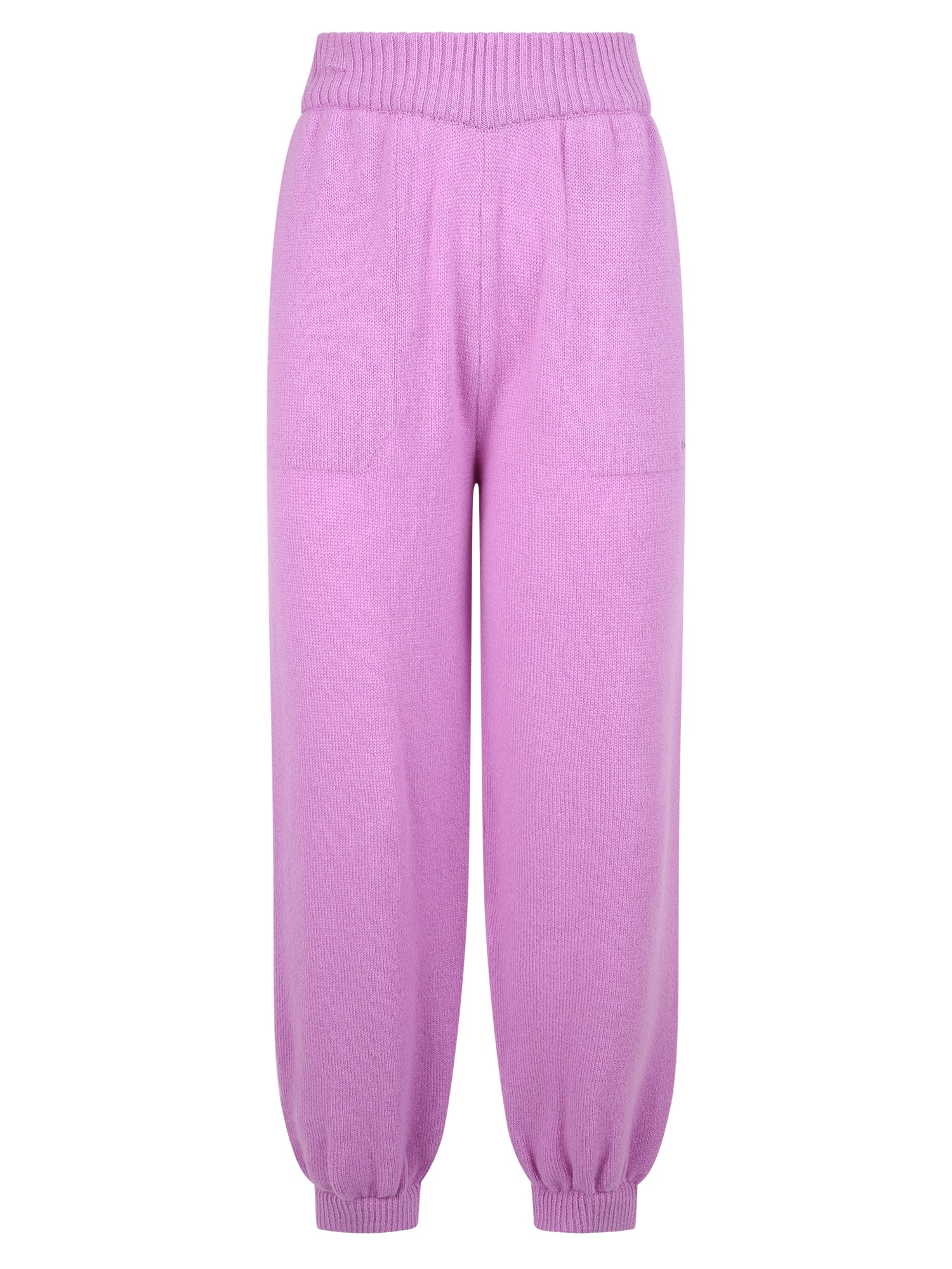 MSGM Luxurious Women’s Trousers with Comfortable Elastic Waist