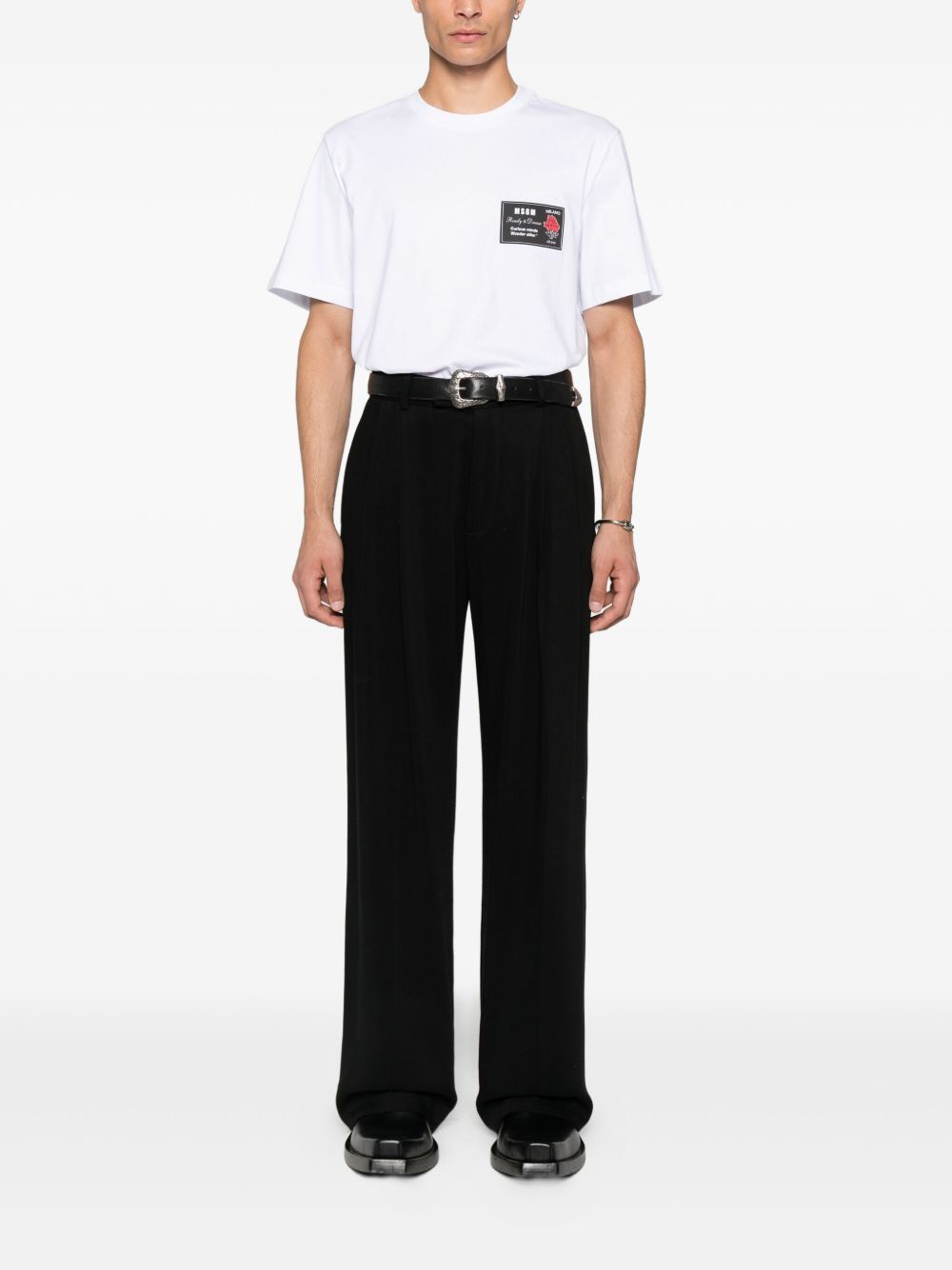 MSGM Classic Fit T-shirt for Men - FW25