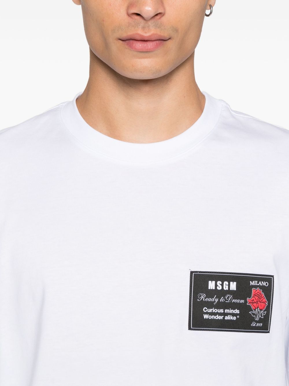 MSGM Classic Fit T-shirt for Men - FW25